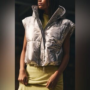 Anthropologie Puffer Vest